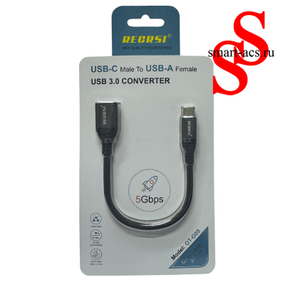 Кабель-адаптер RECRSI OT-G05 USB-C USB-A